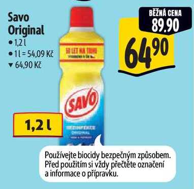 Savo Original, 1,2 l