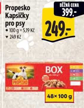 Propesko Kapsičky pro psy, 48x 100 g