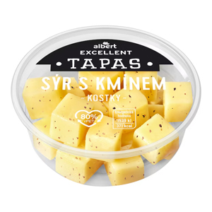 Excellent Sýr s lanýžem - kostky, 120 g 