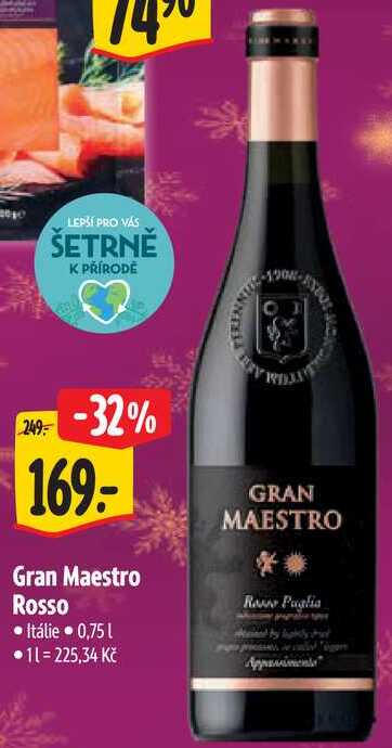 Gran Maestro Rosso, 0,75 l