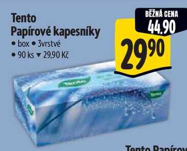 Tento Papírové kapesníky, 90 ks