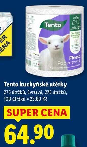 Tento kuchyňské utěrky, 1 ks