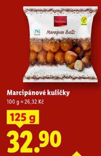 Marcipánové kuličky, 125 g