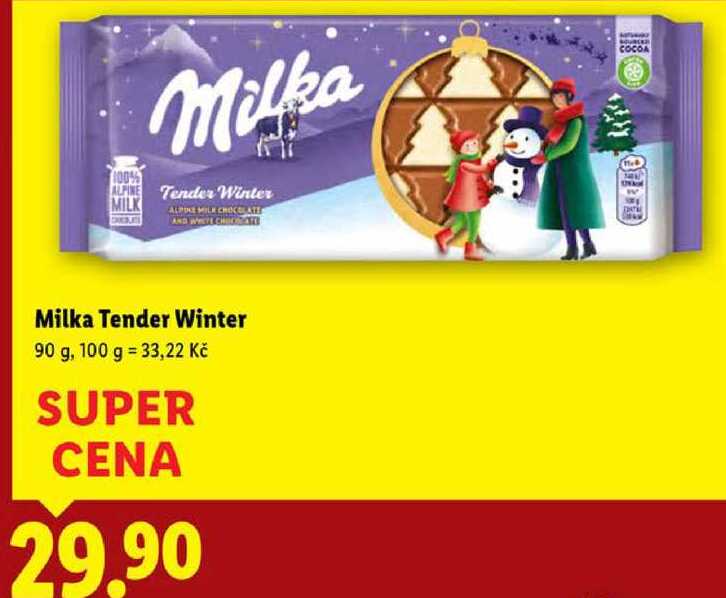 Milka Tender Winter, 90 g