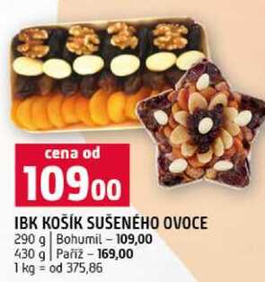 IBK KOŠÍK SUŠENÉHO OVOCE 290 g