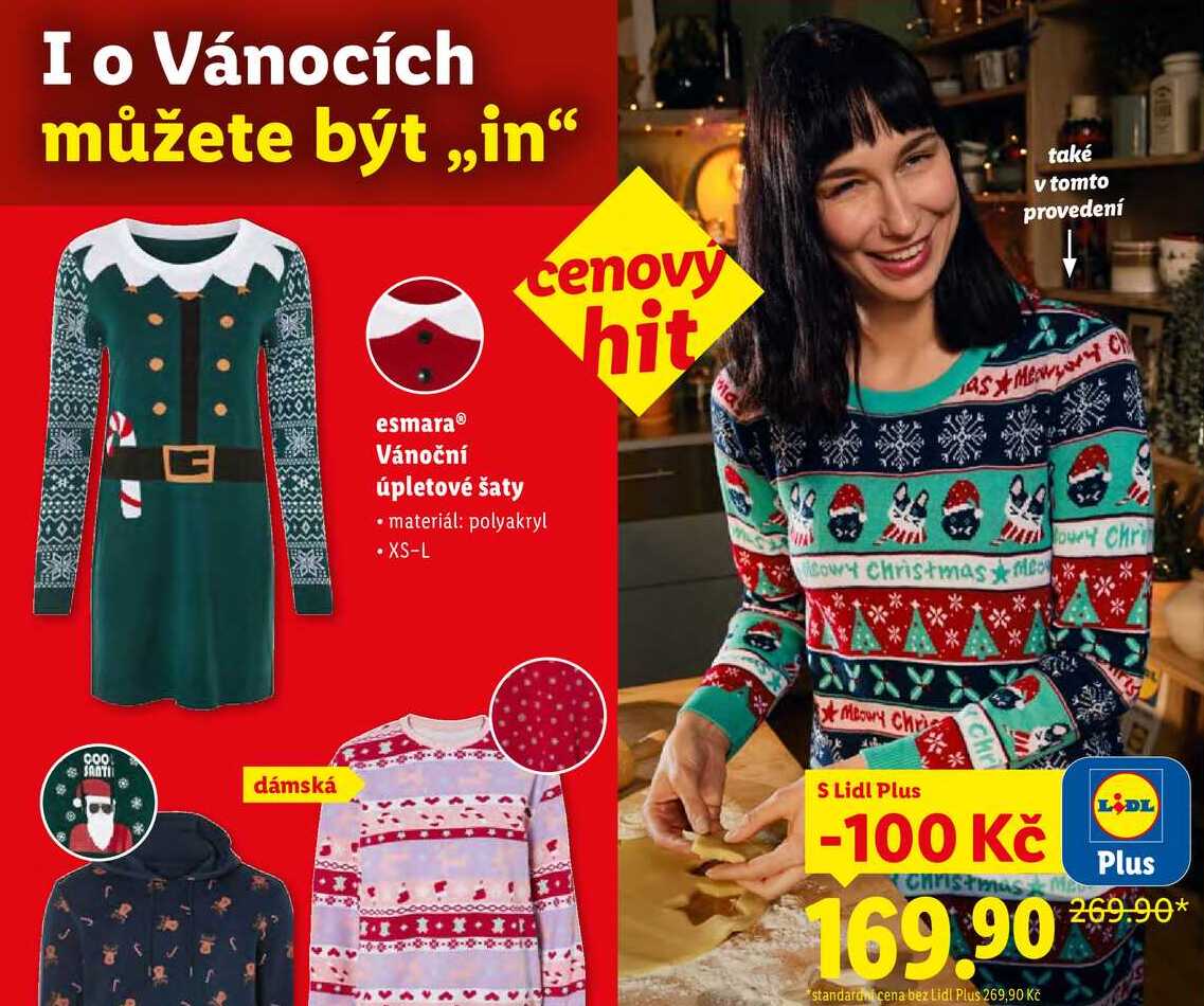 esmara Vánoční úpletové šaty