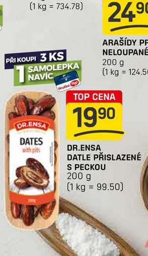 DR.ENSA DATLE PŘISLAZENÉ S PECKOU 200 g
