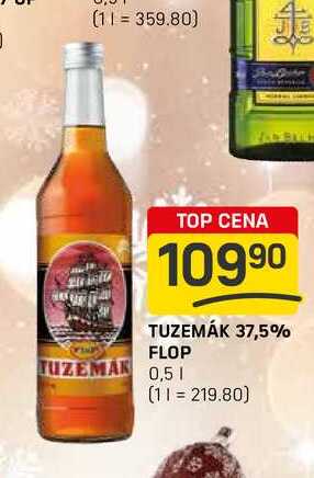 TUZEMÁK 37,5% FLOP 0,5l