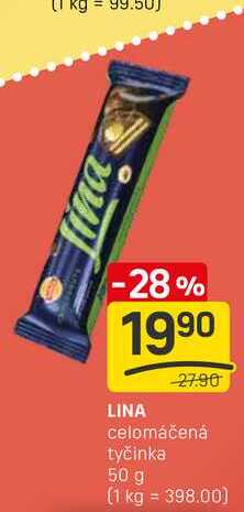 LINA celomáčená tyčinka 50 g