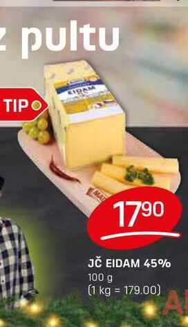 JČ EIDAM 45% 100 g