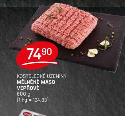MĚLNĚNÉ MASO VEPŘOVÉ 600 g