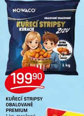 KUŘECÍ STRIPSY OBALOVANÉ PREMIUM 1 kg 