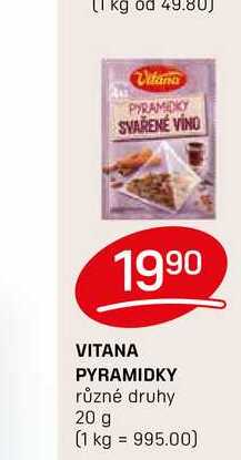 VITANA PYRAMIDKY různé druhy 20 g 