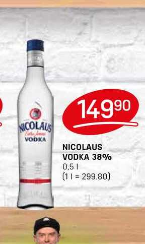 NICOLAUS VODKA 38% 0,5l