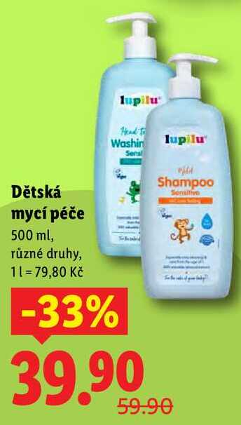 Dětská mycí péče, 500 ml