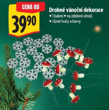 Drobné vánoční dekorace