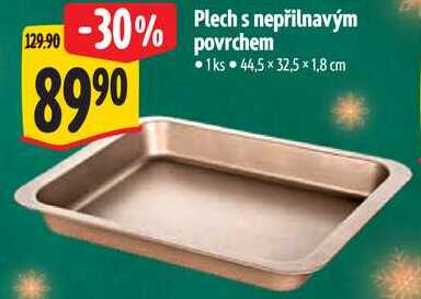 Plech s nepřilnavým povrchem