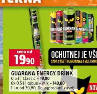 GUARANA ENERGY DRINK 0,5 l