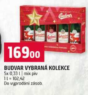 BUDVAR VYBRANÁ KOLEKCE 5x0,33 l