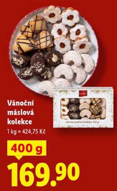 Vánoční máslová kolekce, 400 g