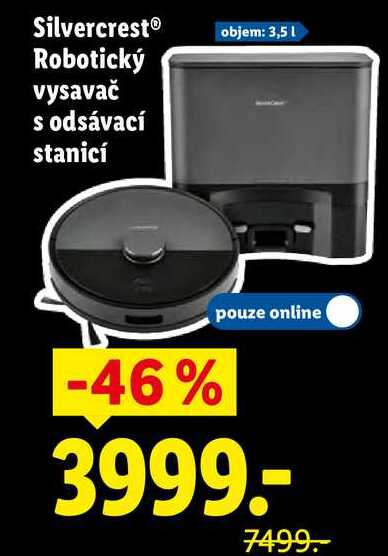 Silvercrest Robotický vysavač s odsávací stanicí