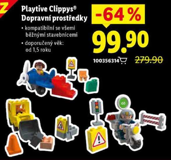 Playtive Clippys Dopravní prostředky