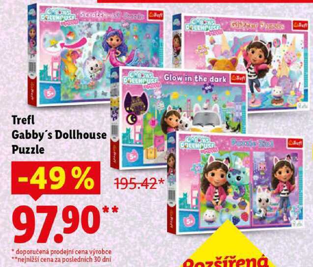 Sleva - Trefl Gabby's Dollhous Trefl Gabby's Dollhouse Puzzle - Lidl ...