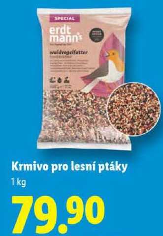 Krmivo pro lesní ptáky, 1 kg 