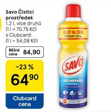 Savo Čisticí prostředek, 1.2 l