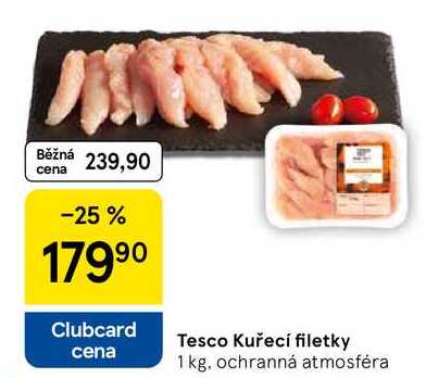 Tesco Kuřecí filetky, 1 kg 