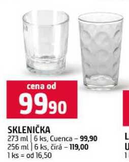 SKLENIČKA 1 ks