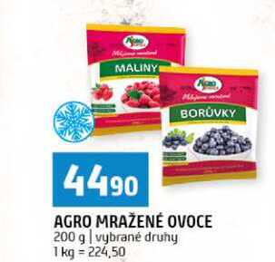 AGRO MRAŽENÉ OVOCE 200 g