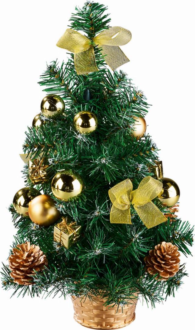 LIV & BO Vánoční mini stromeček zlatý