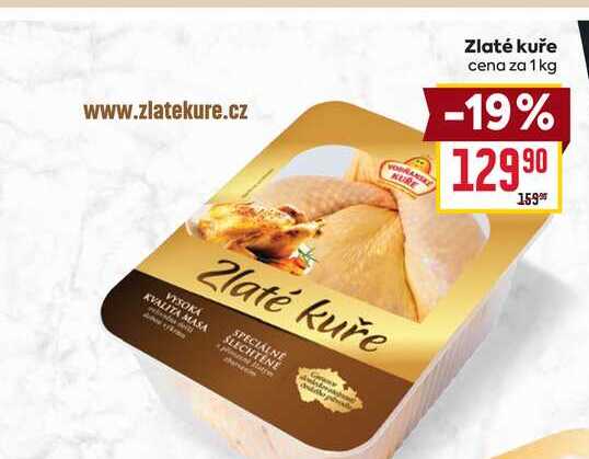 Zlaté kuře cena za 1 kg 