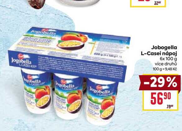 Jobogella L-Casei nápoj 6x 100 g