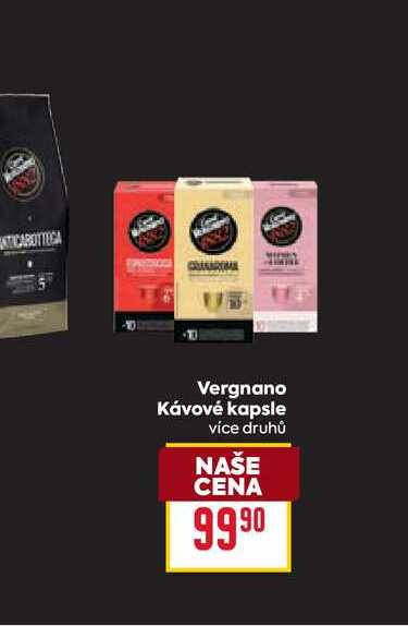 Vergnano Κάνονé kapsle více druhů 