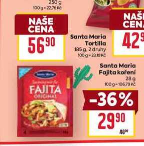 Santa Maria Fajita koření 28 g
