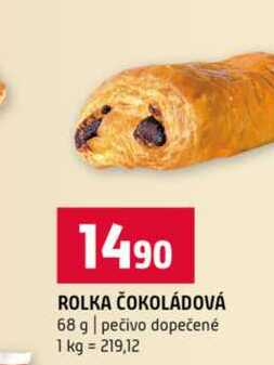 ROLKA ČOKOLÁDOVÁ 68 g pečivo dopečené