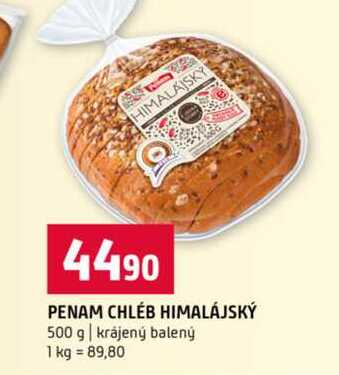 PENAM CHLÉB HIMALÁJSKÝ 500 g krájený balený