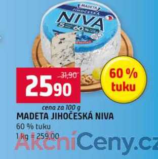 MADETA JIHOČESKÁ NIVA 60% tuku 100g