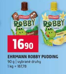 EHRMANN ROBBY PUDDING 90 g vybrané druhy 