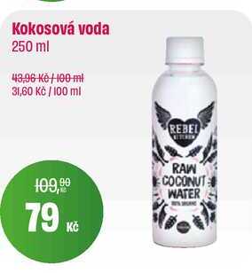 Rebel Kokosová voda 250 ml 