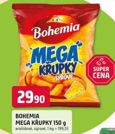 BOHEMIA MEGA KŘUPKY 150 g 