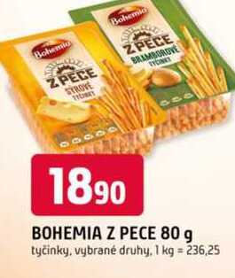 BOHEMIA Z PECE 80 g tyčinky