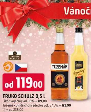 FRUKO SCHULZ Tuzemák Jindřichohradecký vol. 37,5% 0,5l