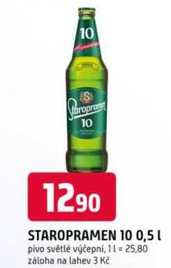 STAROPRAMEN 10° 0,5 l