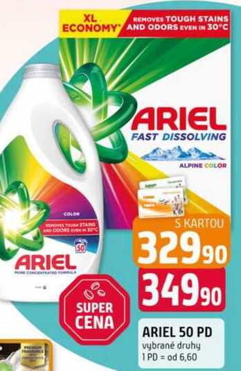 ARIEL 50 PD vybrané druhy 