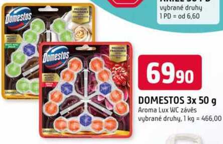 DOMESTOS 3x 50 g WC Závěs