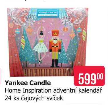 Yankee Candle Home Inspiration adventní kalendář 24 ks čajových svíček 
