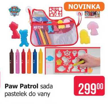 Paw Patrol sada pastelek do vany